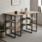 Компьютерный стол Ferrum-decor Карэн 75x120x70 черный ДСП Дуб Сан-Марино 32мм (FRD-102068)