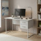 Письмовий стіл Ferrum-decor Дакота 75x120x60 білий ДСП Біле 16мм (FRD-102088)