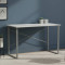 Письмовий стіл Ferrum-decor Дейв 75x100x60 сірий ДСП Біле 16мм (FRD-102358)