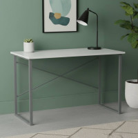Письмовий стіл Ferrum-decor Дейв 75x120x70 сірий ДСП Біле 16мм (FRD-102398)