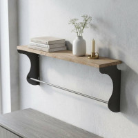Полка настенная Ferrum-decor Юзиби 270x500x150 металл Серый ДСП Дуб Сан-Марино 16 мм (FRD-102668)