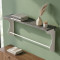 Полка настенная Ferrum-decor Юзиби 270x700x150 металл Белый ДСП Бетон 16 мм (FRD-102708)