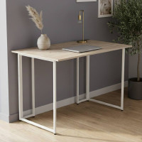 Компьютерный стол Ferrum-decor Ханна 75x120x70 белый ДСП Дуб Сан-Марино 32мм (FRD-104038)