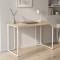 Комп'ютерний стіл Ferrum-decor Ханна 75x140x70 білий ДСП Дуб Сан-Марино 32мм (FRD-104048)