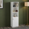 Пенал Анжело Ferrum-decor на 4 полиці з 1 дверима 1900x500x380 ДСП Біле 16 мм (FRD-104948)