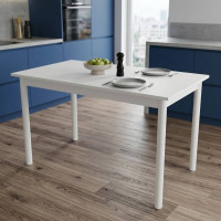 Стол кухонный Ferrum-decor Бенита 75x120x60 Белый ДСП Белое 16мм (FRD-106266)