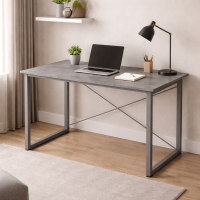 Стіл письмовий Дейв Ferrum-decor 750x1000x600 Сірий метал ДСП Бетон 16 мм (FRD-106436)