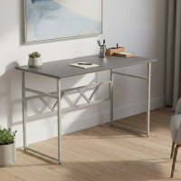Стіл письмовий Раян Ferrum-decor 750x1400x700 Сірий метал ДСП Бетон 32 мм (FRD-106506)