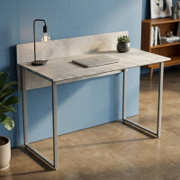 Стіл письмовий Скай Ferrum-decor 75x100x60 Сірий метал ДСП Бетон 32 мм (FRD-106656)