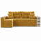 Кутовий ортопедичний диван Мекко Cube Shuttle NOVO 2650*1650 Gold II категорія Allure Premium Yellow (MEK-161483)