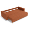 Ортопедичний диван Мекко Oslo 2300*1000 Pocket Spring Cocos III категорія Austin 9 Rust (MEK-161162)