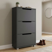 Тумба для обуви с ящиками LION ТО-2 70,4x28,2х123,4 см Антрацит (LION-045308)