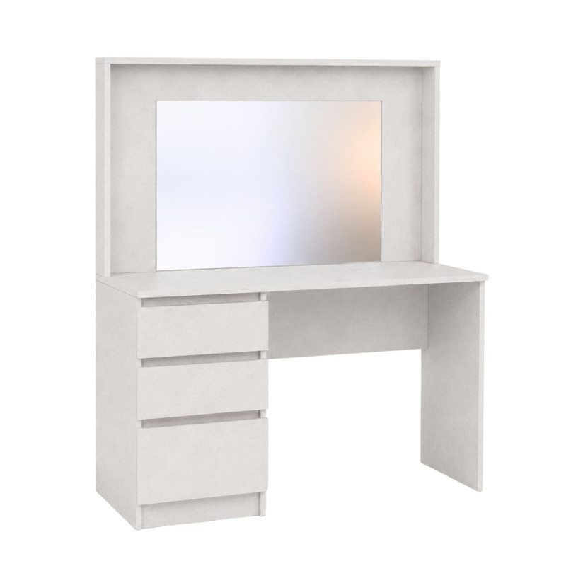 Туалетний столик із дзеркалом LION Міс 110х50х145 см Бетон Style (LION-045455)
