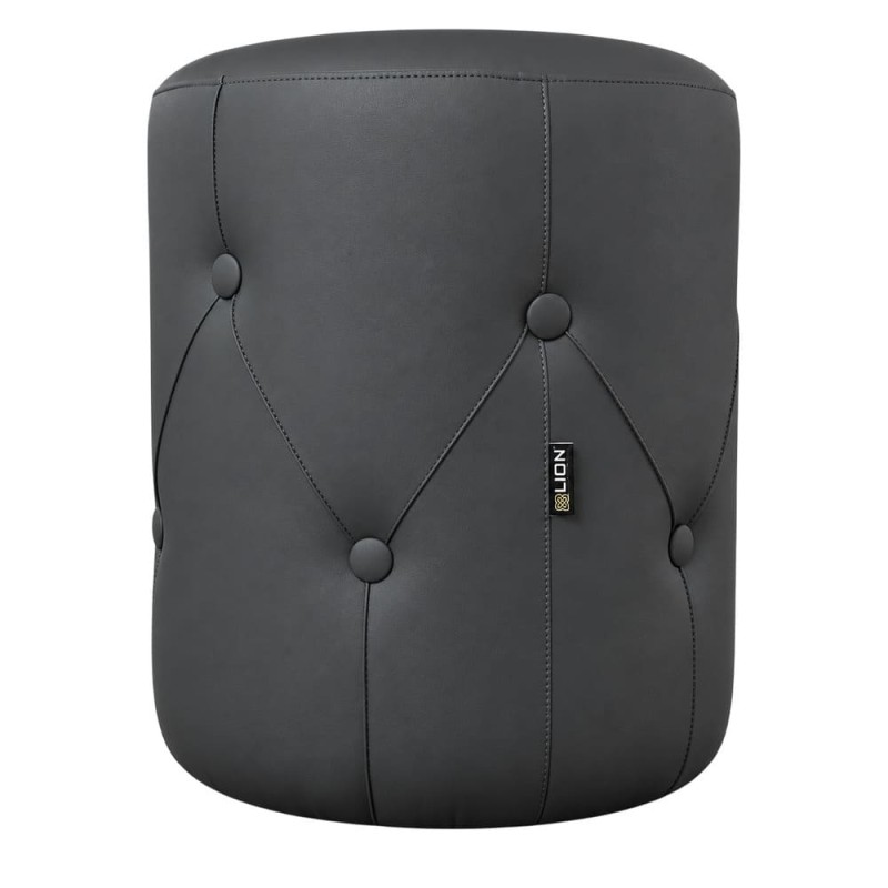 Пуф Lion Vega 45x35 см оббивка Флай 2230 Чорний (LION-045685)