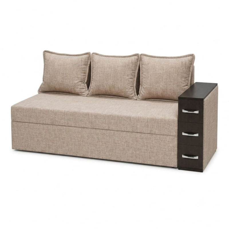 Ортопедичний диван Мекко Compact 2200×960 Lux IV категорія Bestseller Light Beige (MEK-161623)