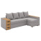 Кутовий ортопедичний диван Мекко Cube Shuttle 2600x1430 Pocket Spring Cocos IV категорія Bestseller White Sand (MEK-161142)