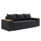 Ортопедичний диван Мекко Elite Comfort 2500×960 Lux III категорія Austin 21 Black (MEK-161052)