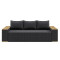 Ортопедичний диван Мекко Elite Comfort 2500×960 Lux III категорія Austin 21 Black (MEK-161052)