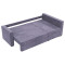 Кутовий ортопедичний диван Мекко Lincoln 2400*1500 Bonel Standart Hard Plus IV категорія Bestseller Dusty Violet (MEK-161273)