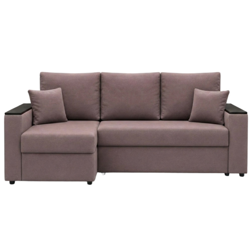 Кутовий ортопедичний диван Мекко Senator 2500x1500 Bonel Standart Hard Plus II категорія Allure Premium Rose (MEK-161733)
