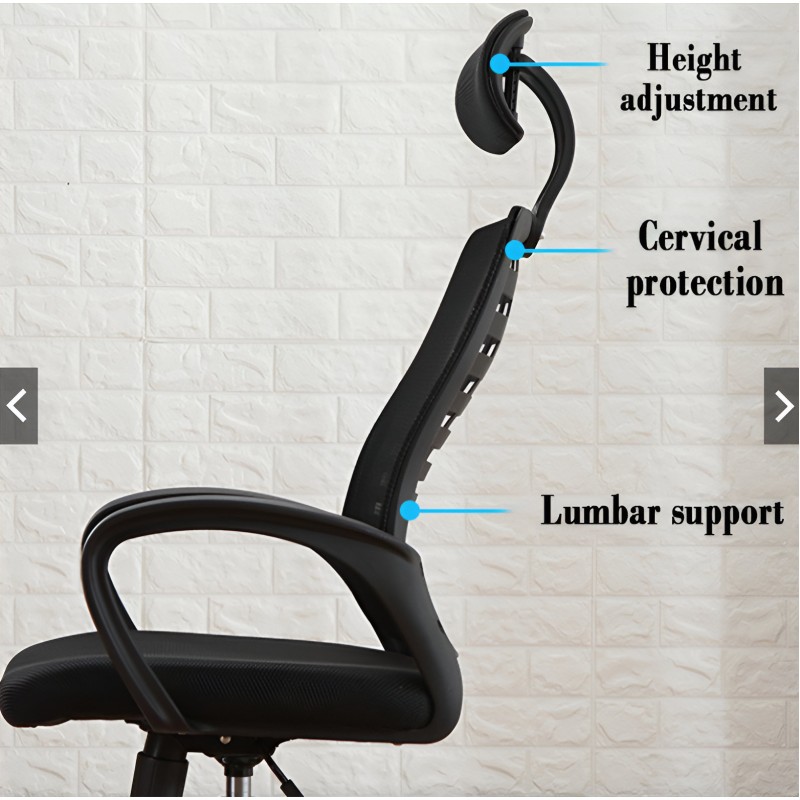 Крісло комп'ютерне Perfect Home BO-004BB Чорний (PFH-092126)
