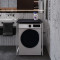 Стелаж-полиця Бафрум 401 Ferrum-decor для пральної машини 90x70,5x60,5 Білий метал ДСП Каштан Арвадонна 16 мм (FRD-107580)