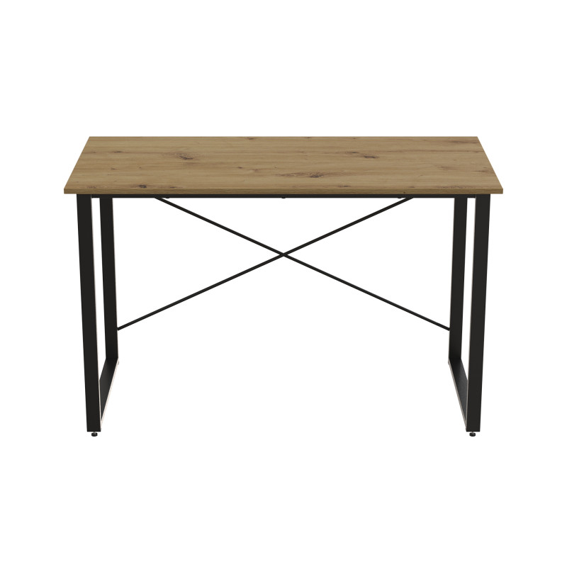 Комп'ютерний стіл Ferrum-decor Дейв 75x140x70 чорний ДСП Дуб Артизан 32 мм (FRD-107060)