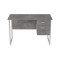 Комп'ютерний стіл Ferrum-decor Гаррі 75x120x60 сірий ДСП Бетон 16 мм (FRD-107290)