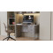 Комп'ютерний стіл Ferrum-decor Гаррі 75x120x60 сірий ДСП Бетон 16 мм (FRD-107290)