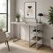 Стіл письмовий Кевин Ferrum-decor 75x100x70 Сірий метал ДСП Кашемір 32 мм (FRD-108140)