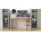 Комп'ютерний стіл Ferrum-decor Кевін 75x100x70 білий ДСП Дуб Артизан 16 мм (FRD-107210)