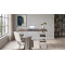 Стіл письмовий Кевин Ferrum-decor 75x100x60 Білий метал ДСП Дуб Кремона Канолло 16 мм (FRD-108010)