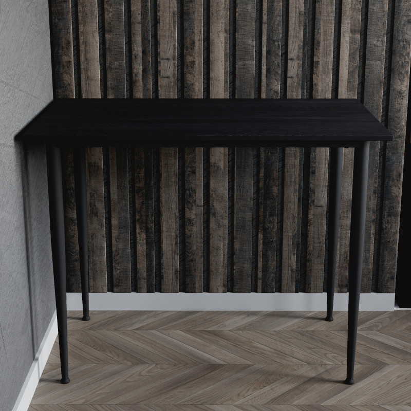 Універсальний стіл Prime Ferrum-decor 750x1200x600 Чорний метал ДСП Каштан Арвадонна 16 мм (FRD-107640)