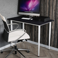 Стол универсальный Prime Ferrum-decor 750x1200x700 Белый металл ДСП Каштан Арвадонна 16 мм (FRD-107730)