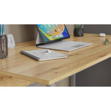 Комп'ютерний стіл Ferrum-decor Коди 75x120x70 сірий ДСП Дуб Артизан 32 мм (FRD-107190)