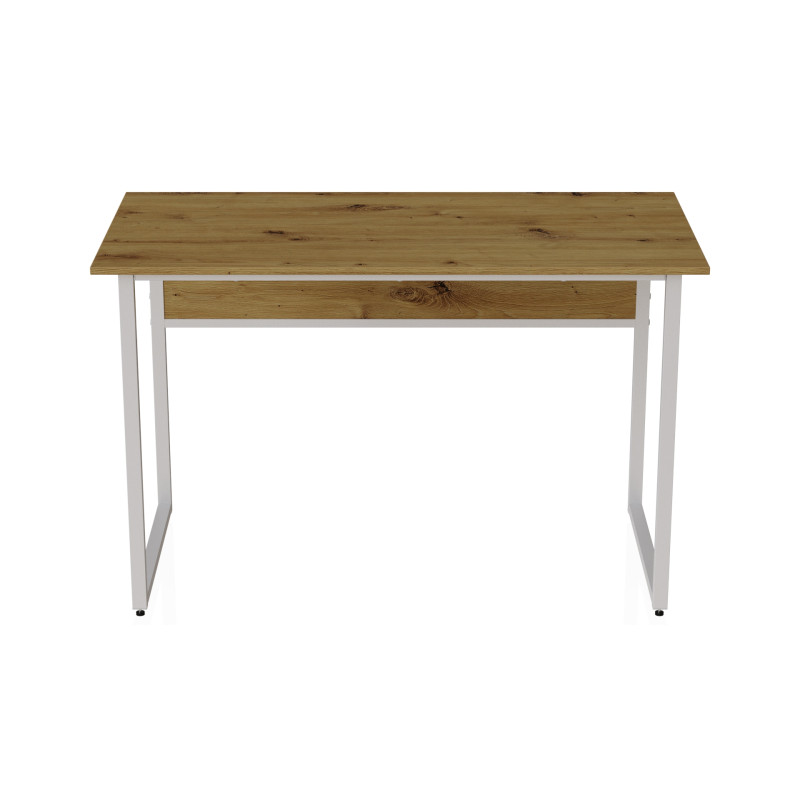 Комп'ютерний стіл Ferrum-decor Коди 75x100x60 білий ДСП Дуб Артизан 32 мм (FRD-107170)