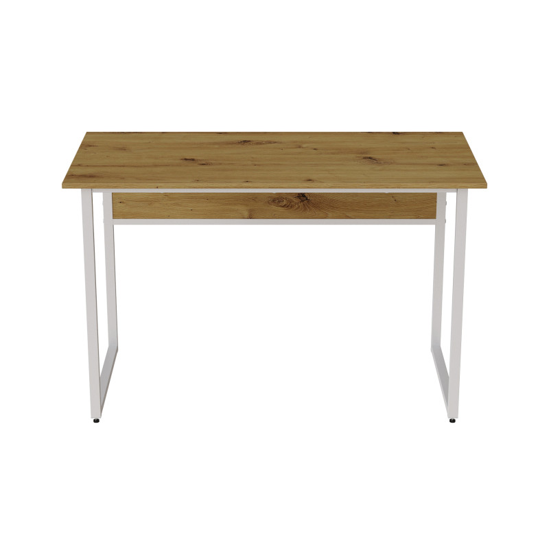 Комп'ютерний стіл Ferrum-decor Коди 75x140x70 білий ДСП Дуб Артизан 32 мм (FRD-107200)