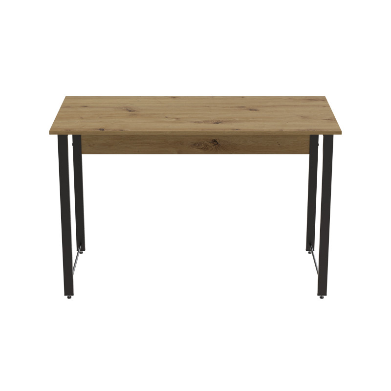 Комп'ютерний стіл Ferrum-decor Курт 75x120x60 чорний ДСП Дуб Артизан 32 мм (FRD-107150)