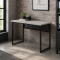 Стіл письмовий Майк Ferrum-decor 75x100x60 Чорний метал ДСП Кашемір 32 мм (FRD-108300)