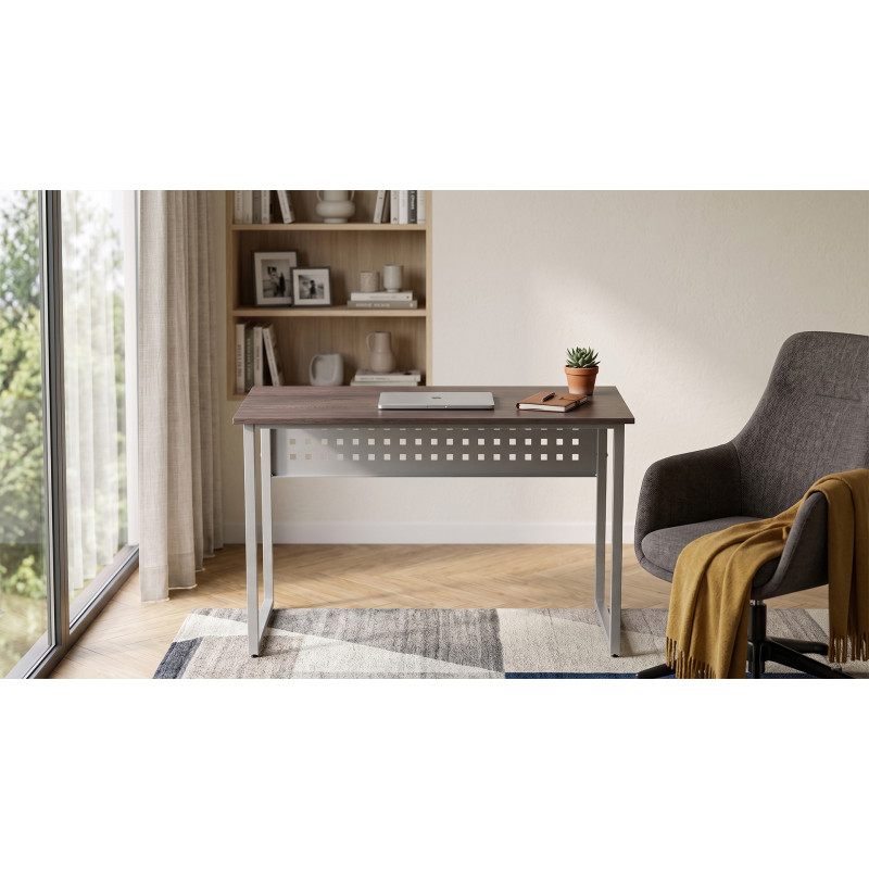 Стіл письмовий Майк Ferrum-decor 75x100x60 Білий метал ДСП Дуб Кремона Канолло 16 мм (FRD-108190)