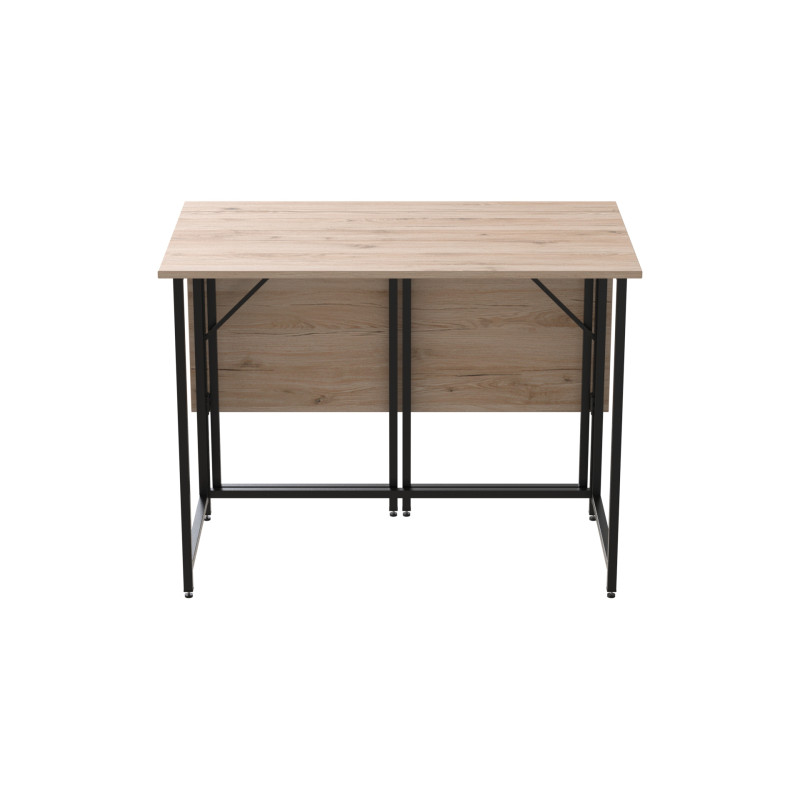 Стіл-книжка трансформер Морис 2 Ferrum-decor 750x1000x1100 Чорний метал ДСП Дуб Сан-Марино 16 мм (FRD-107320)