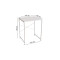 Стелаж-полиця Бафрум 401 Ferrum-decor для пральної машини 90x70,5x60,5 Білий метал ДСП Білий 16 мм (FRD-107360)