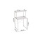 Стелаж-полиця Бафрум 402 Ferrum-decor для пральної машини 133,5x70,5x60,5 Білий метал ДСП Білий 16 мм (FRD-107370)