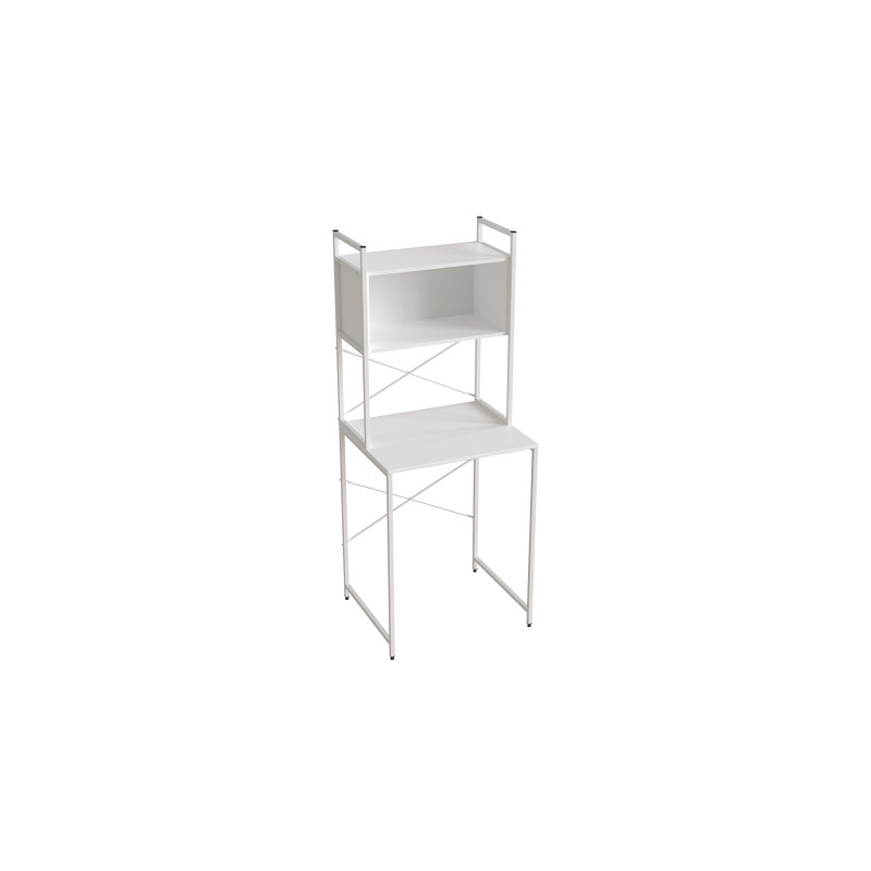 Стелаж-полиця Бафрум 403 Ferrum-decor для пральної машини 178x70,5x60,5 Білий метал ДСП Білий 16 мм (FRD-107380)
