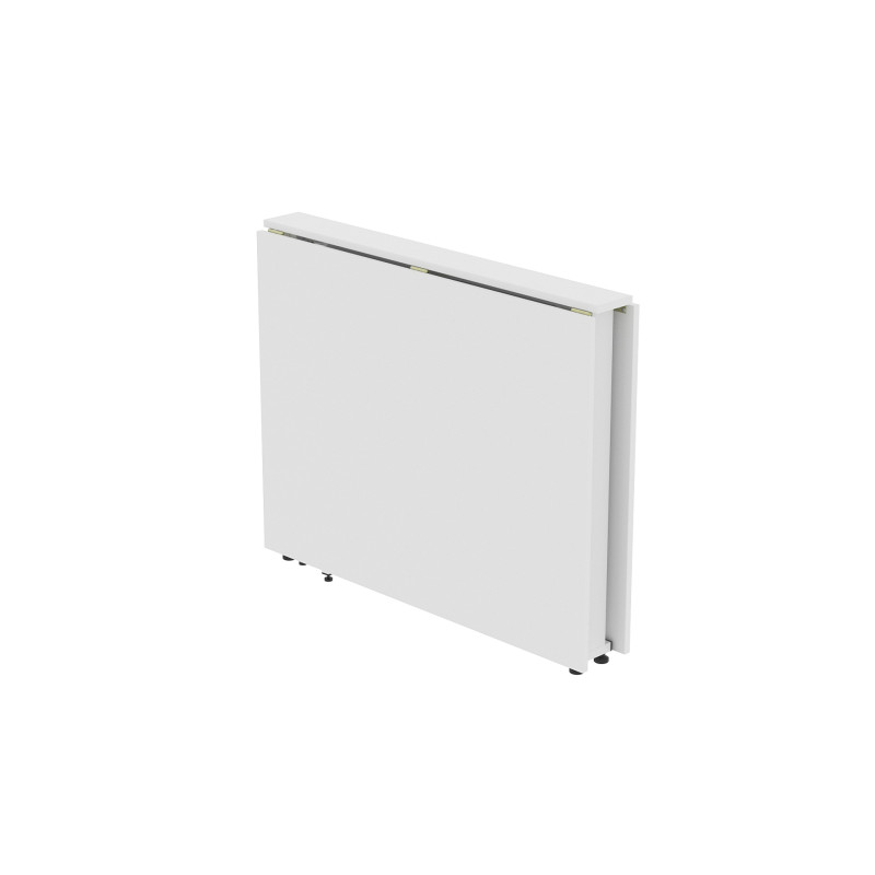 Обідній стіл трансформер книжка Оріон Pro Ferrum-decor 75x152x90 Білий метал ДСП Білий 16 мм (FRD-107410)