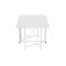 Обідній стіл трансформер книжка Оріон Pro Ferrum-decor 75x152x90 Білий метал ДСП Білий 16 мм (FRD-107410)