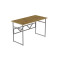 Комп'ютерний стіл Ferrum-decor Раян 75x120x70 сірий ДСП Дуб Артизан 32 мм (FRD-107080)