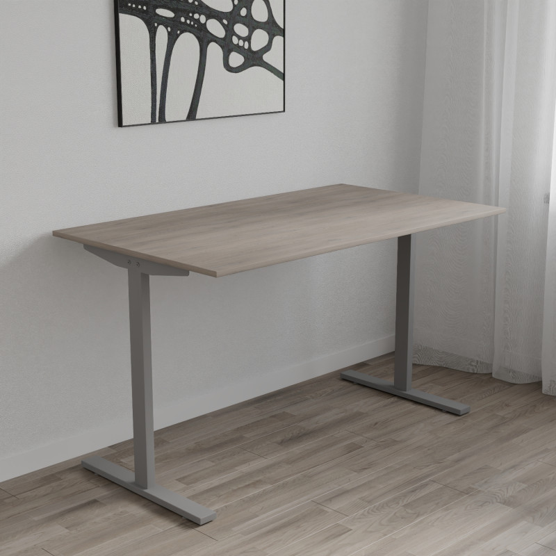 Стіл письмовий Space Ferrum-decor 750x1000x700 Сірий метал ДСП Дуб Кремона Канолло 16 мм (FRD-107870)