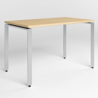 Обідній стіл Новий Стиль BERN ALU (25)-1200х680х750 Береза полярна (NWS-130616)