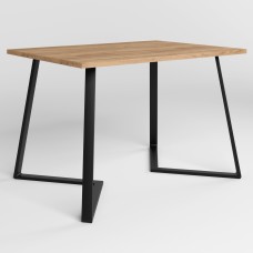 Обідній стіл Новий Стиль FRIDAY BLACK (25) 1100х800 Дуб золотий (NWS-130916)